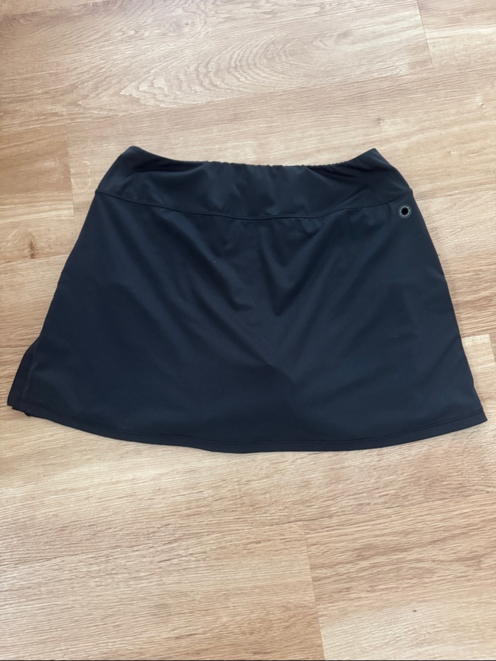 SkirtSports Black Skort with Bright Pink Upper Back Lining - Picture 5 of 7